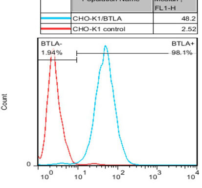 CHO-K1/ BTLA Stable Cell Line