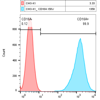 CD16A 158V CHO-K1 cells - M00597