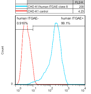 ITGAE CHO-K1 cells - M00592